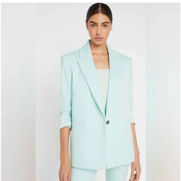 NWT $440 Alice Oilvia Mint Green Suit Jacket/Blazer